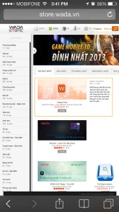 wada store on mobile